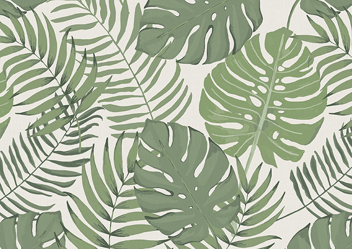 Lush Palms, Cream - Roller Blind - Image 6